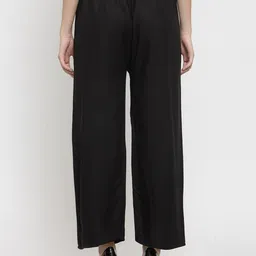 Clora Creation Pack of 2 Women Pink & Black Solid Viscose Rayon Palazzos image 3