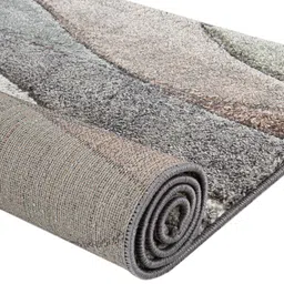 sapana carpet-mats Cream Abstract Wool 6 ft x 9 ft Machine Made Carpet image 5