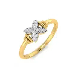 whp jewellers Women Yellow Gold Diamond-Studded Ring-picture-37