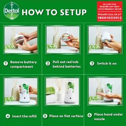 Dettol Automatic Soap Dispenser (Aloe Vera Refill Pack- 250ml, 3192934, White) image 5
