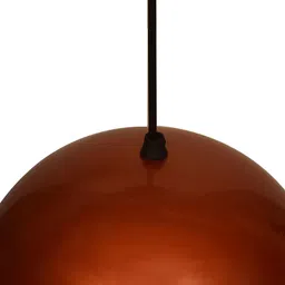 Homesake Copper-Toned Metallic Ceiling Lamp image 2