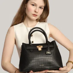 MINI WESST Women Textured Structured Handheld Bag-image-54