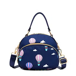 Diva Dale Navy Blue Printed Structured Sling Bag-picture-30