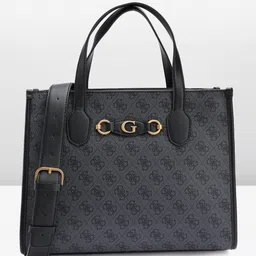 GUESS Brand Logo Printed Structured Handheld Bag-picture-25