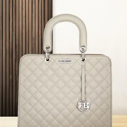 FLYING BERRY Grey Checked Handheld Bag-picture-41
