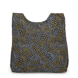 BAOMI Black Geometric Printed Swagger Handheld Bag image 5