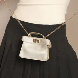 MINI WESST Women Textured Structured Sling Bag image 5