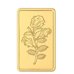 Joyalukkas Flower 24KT Gold Bar- 1 gm image 1