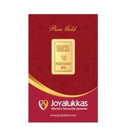 Joyalukkas Flower 24KT Gold Bar- 1 gm image 5