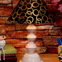 foziq White & Black Printed Table Lamps image 5
