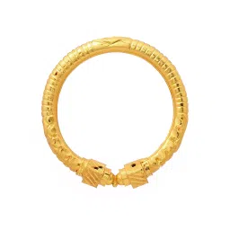 Ruby Raang Studio Gold Brass Gold Plated Statement Bangle image 5