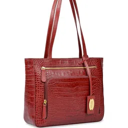 Hidesign Textured Leather Structured Shoulder Bag image 2