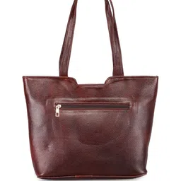 GENWAYNE Leather Textured Structured Shoulder Bag image 3