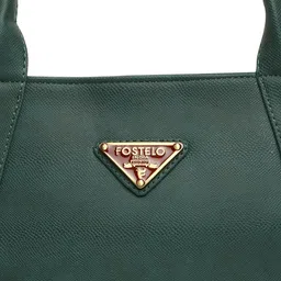 Fostelo Green PU Structured Casual Shoulder Bag image 4