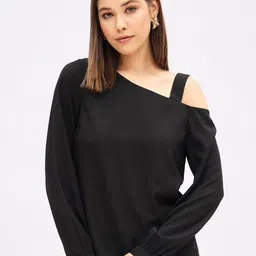 Harpa One Shoulder Cuffed Sleeves Top image 1