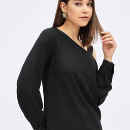 Harpa One Shoulder Cuffed Sleeves Top image 3