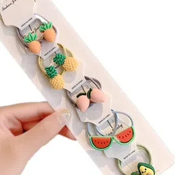 LYTIX Girls Set of 10 Assorted Ponytail Holders-picture-30