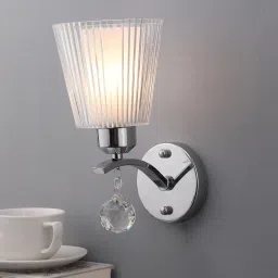 kapoor lampshades White Natural Fiber Wall Sconces image 1