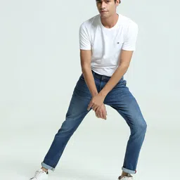 TURMS Men 30 Days No Wash Anti-Stain Anti-Odour Stretchable Tech Jeans image 4