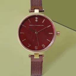 French Connection Women Dial & Stainless Steel Bracelet Style Straps Analogue Watch image 1