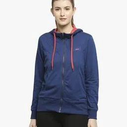 spunk Zip-Front Hoodie with Split Kangaroo Pockets-picture-33