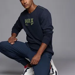 HRX by Hrithik Roshan Men Typography Printed Sweatshirt image 1