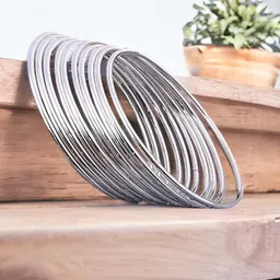 The Pari Set Of 12 Silver-Plated Bangles image 1