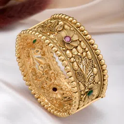 Peora Gold-Plated Stone-Studded Bangle-picture-33