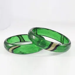 NMII Set Of 2 Diamond Pattern Glossy Kada Bangles-image-65
