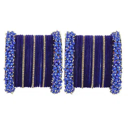 NMII Set Of 42 Zircon Gemstone Studded Antique Bangles-picture-18