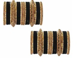 NMII Set of 60 Cubic Zirconia-Studded Bride Bangle-image-2