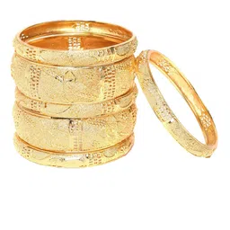 Anouk Set Of 6 Gold-Plated Bangles-picture-32
