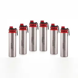 NIRLON Silver-Toned 6 Pieces Water Bottles 900 ml Each-picture-28