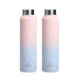 Speedex Pink & Blue Set of 2 Stainless Steel Water Bottle-image-68