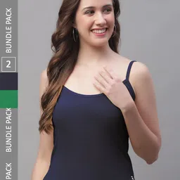 Friskers Pack Of 2 Skin Friendly Cotton Camisoles-picture-37