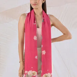navyasa by liva Floral Printed Stole-picture-13