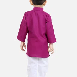 BownBee Boys Pure Cotton Kurta with Pyjamas image 3