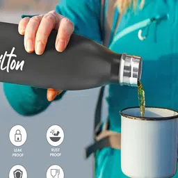 Milton 1000 Set Of 4 Assorted Leak Proof Stainless Steel Water Bottle 900 ML image 3