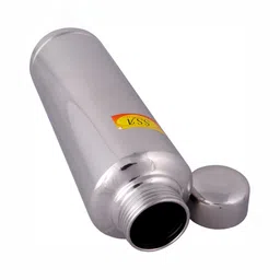 Shivshakti Arts Silver Toned 2 Pieces Copper Water Bottle 1 L image 5