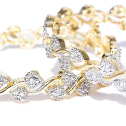 Anouk Set Of 2 Gold-Plated Stone-Studded Bangles image 4