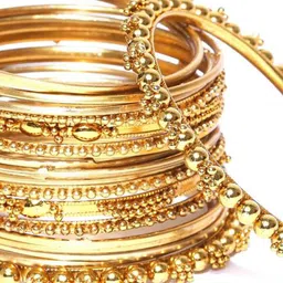 Anouk Set Of 20 Gold-Plated Bangles image 4
