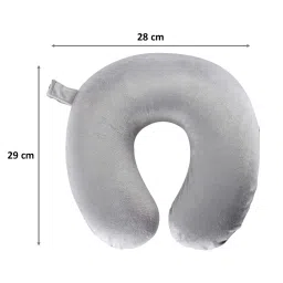 TRAVEL BLUE Memory Foam Pillow (TB-232G, Light Grey) image 2