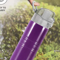 Milton Purple Vogue 750 Single Walled Stainless Steel Water Bottle - 750 ml-picture-23
