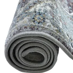 OBSESSIONS Purple & Beige Ethnic Motifs Floor Runner image 2