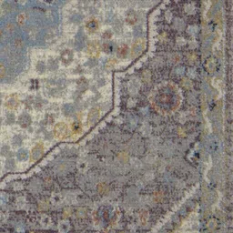 OBSESSIONS Purple & Beige Ethnic Motifs Floor Runner image 4