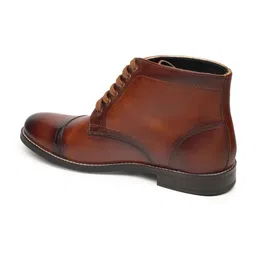 RAPAWALK Men Mid-Top Leather Regular Boots image 2