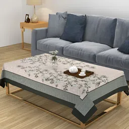 ZESTURE Green Floral 6-Seater Table Cover-picture-11