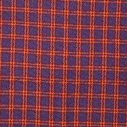 KLOTTHE Purple & Orange Woven-Design 6 Seater Rectangular Cotton Table Cover image 2