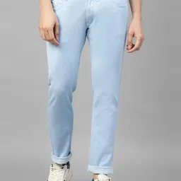Allen Cooper Men Mid-Rise Light Shade Clean Look Stretchable Jeans-picture-23