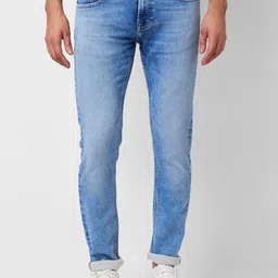 SPYKAR Men Skinny Fit Low-Rise Clean Look Heavy Fade Stretchable Jeans-picture-36